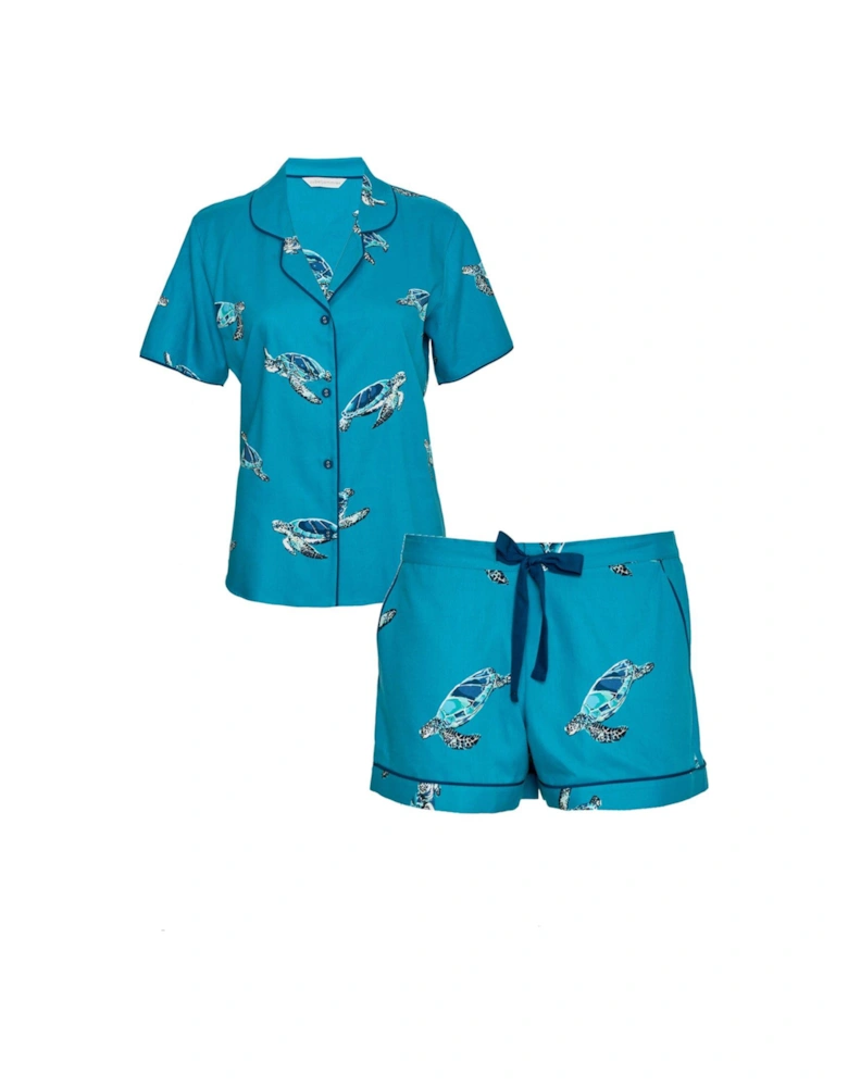 Turtle Print Short Pyjama Set