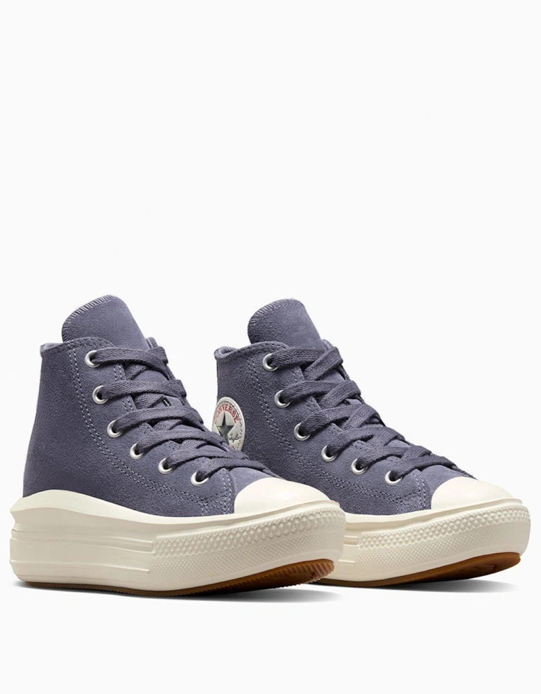 Kids Lux Sport Chuck Taylor All Star Move Trainers - Purple