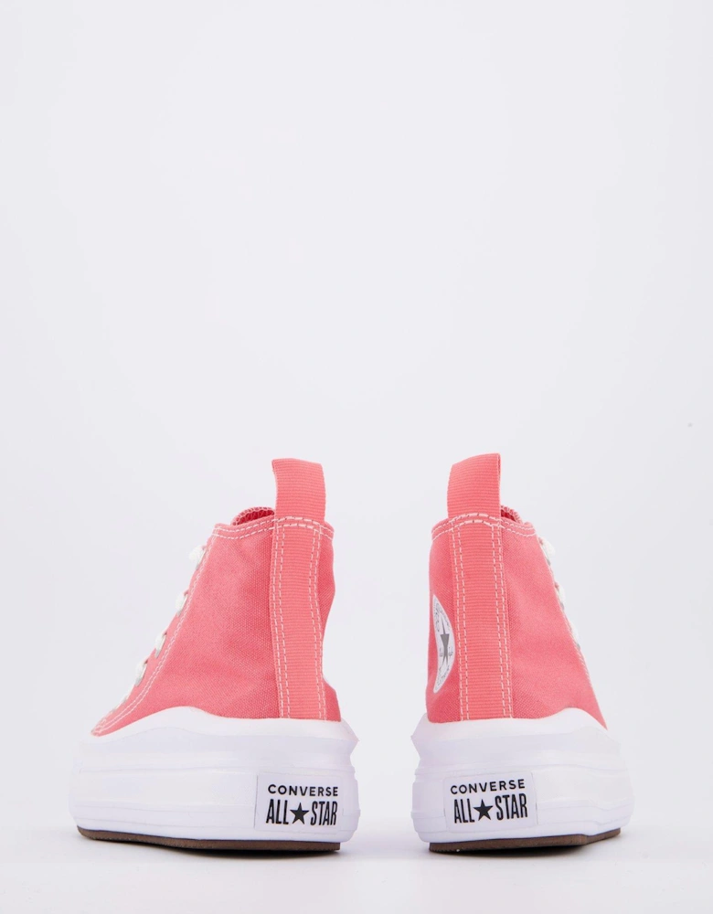 Kids Seasonal Colour Chuck Taylor All Star Move Trainers - Pink