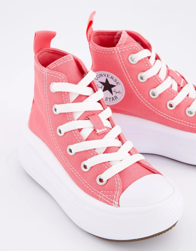 Kids Seasonal Colour Chuck Taylor All Star Move Trainers - Pink
