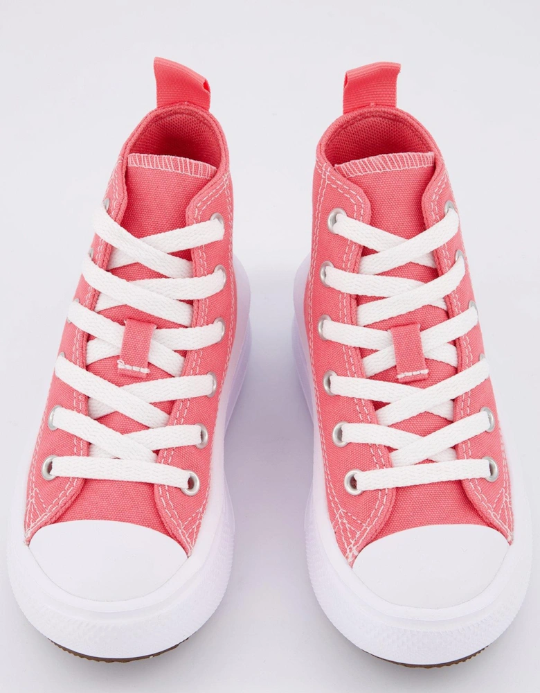 Kids Seasonal Colour Chuck Taylor All Star Move Trainers - Pink
