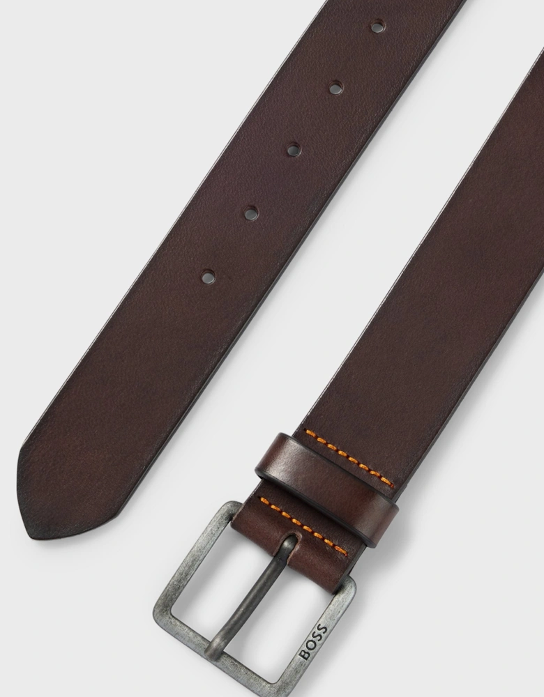 BOSS Black Jeeko Belt 202 Dk Brown