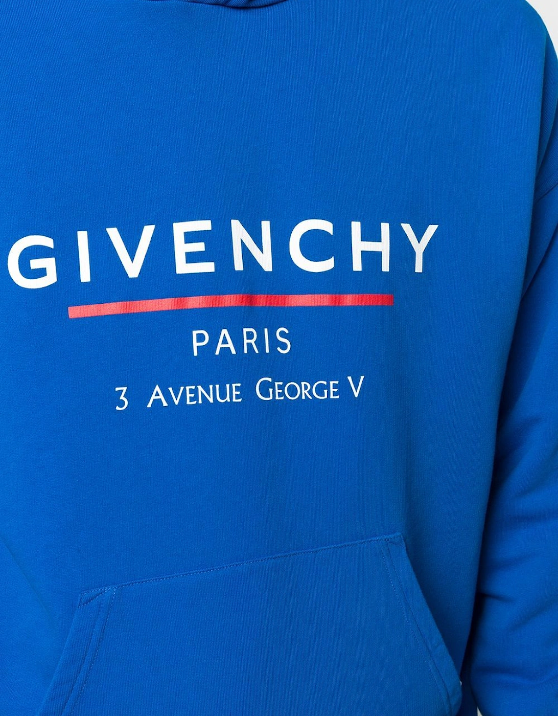 Address Hooded Sweatshirt Ocean Blue