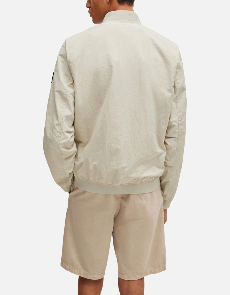 Boss Othmare Shell Bomber Jacket - Light Beige