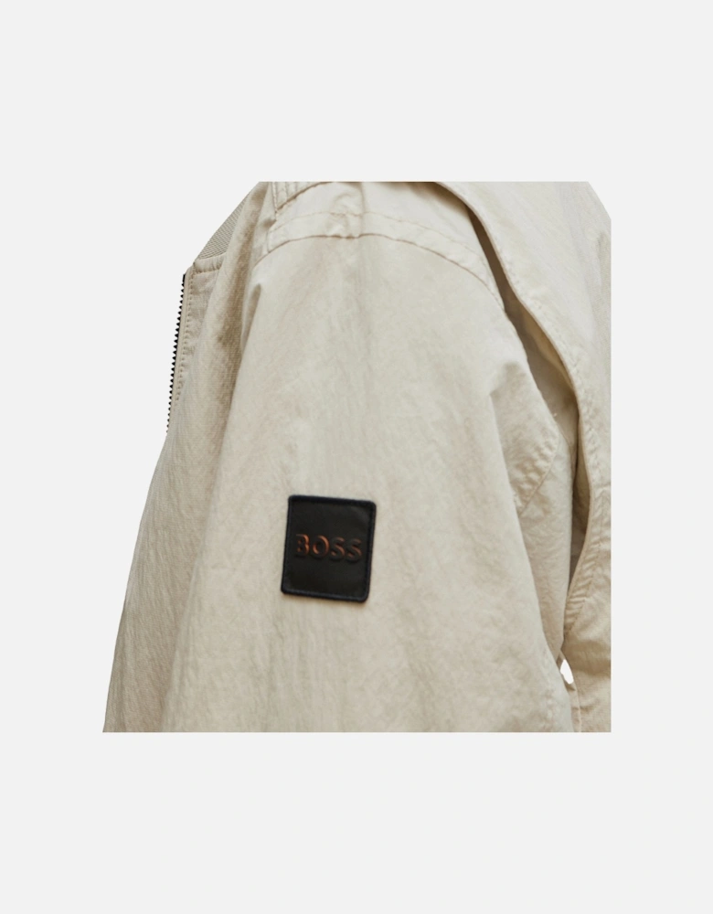 Boss Othmare Shell Bomber Jacket - Light Beige