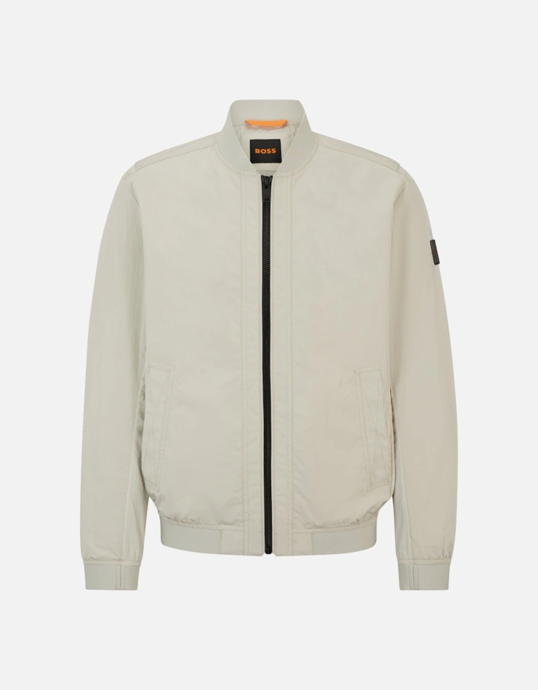 Boss Othmare Shell Bomber Jacket - Light Beige