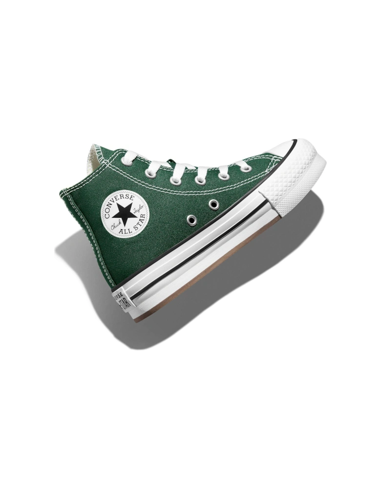 Kids Seasonal Colour Chuck Taylor All Star Eva Lift Trainers - Green