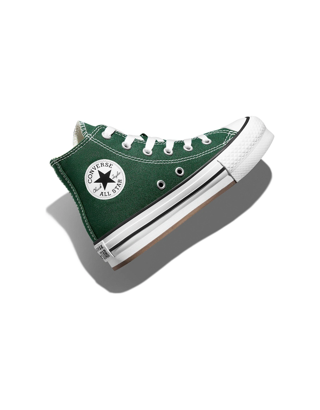 Kids Seasonal Colour Chuck Taylor All Star Eva Lift Trainers - Green