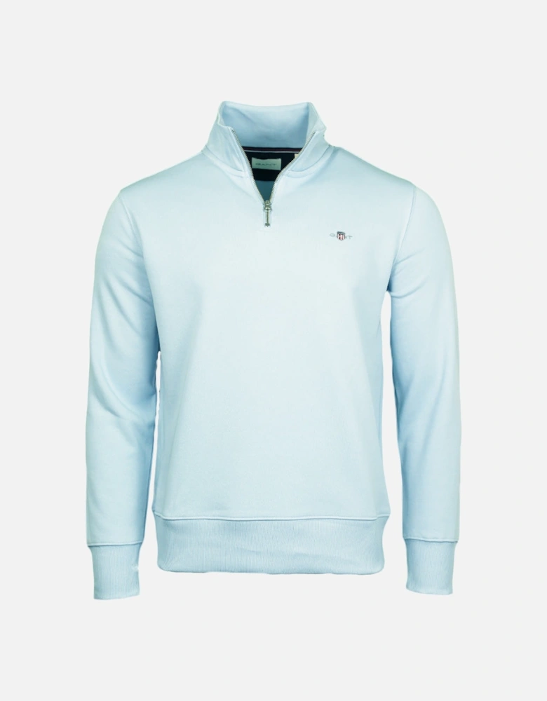 Shield Half-Zip Sweatshirt, Fresh Blue