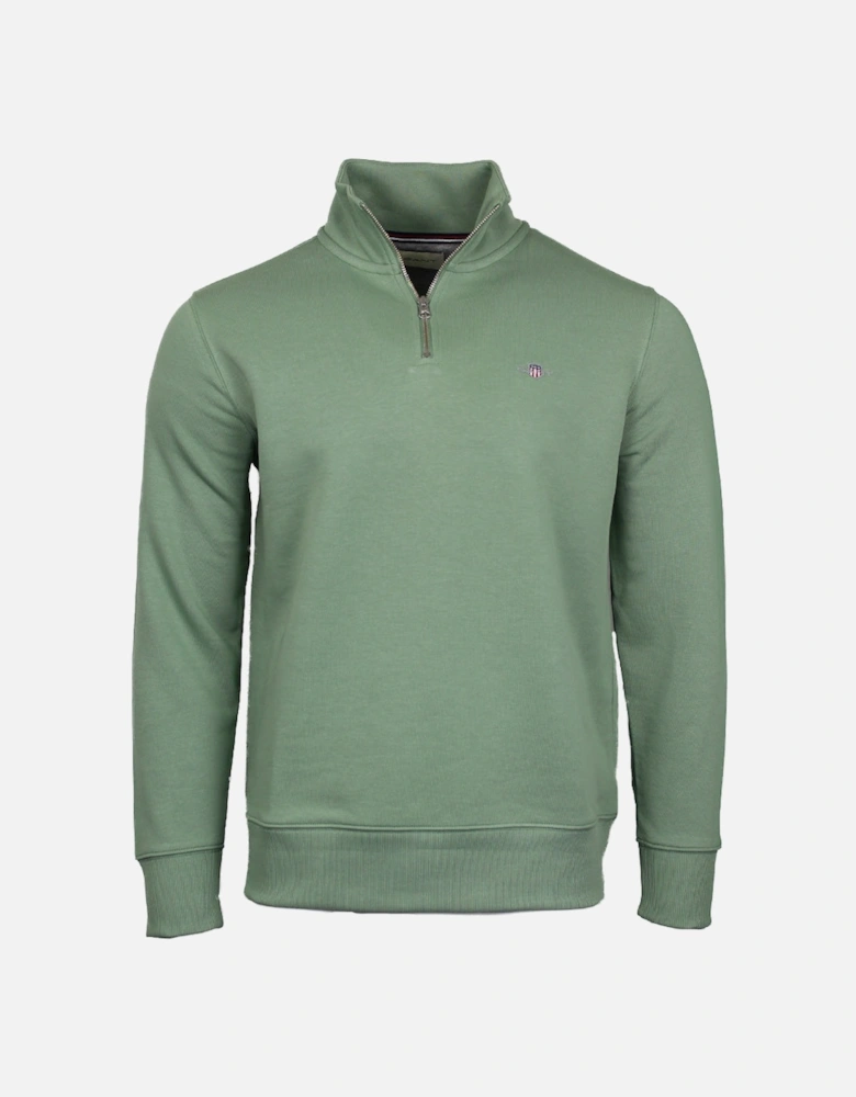 Shield Half-Zip Sweatshirt, Kalamata Green