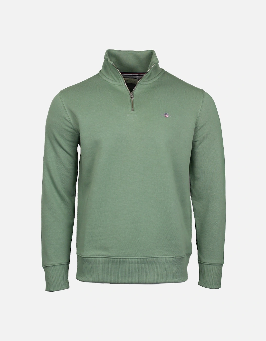 Shield Half-Zip Sweatshirt, Kalamata Green, 2 of 1