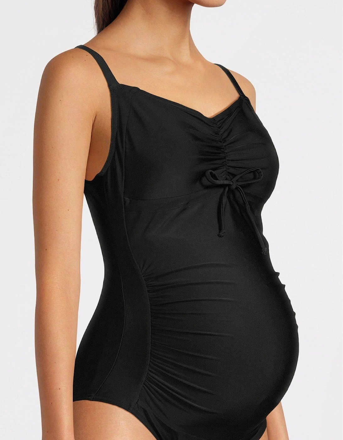 Women's Maternity Swimsuit-Black