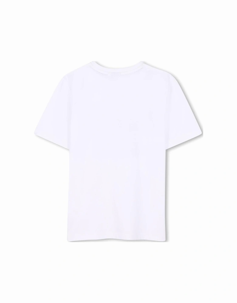 BOSS BOYS WHITE T SHIRT J52044