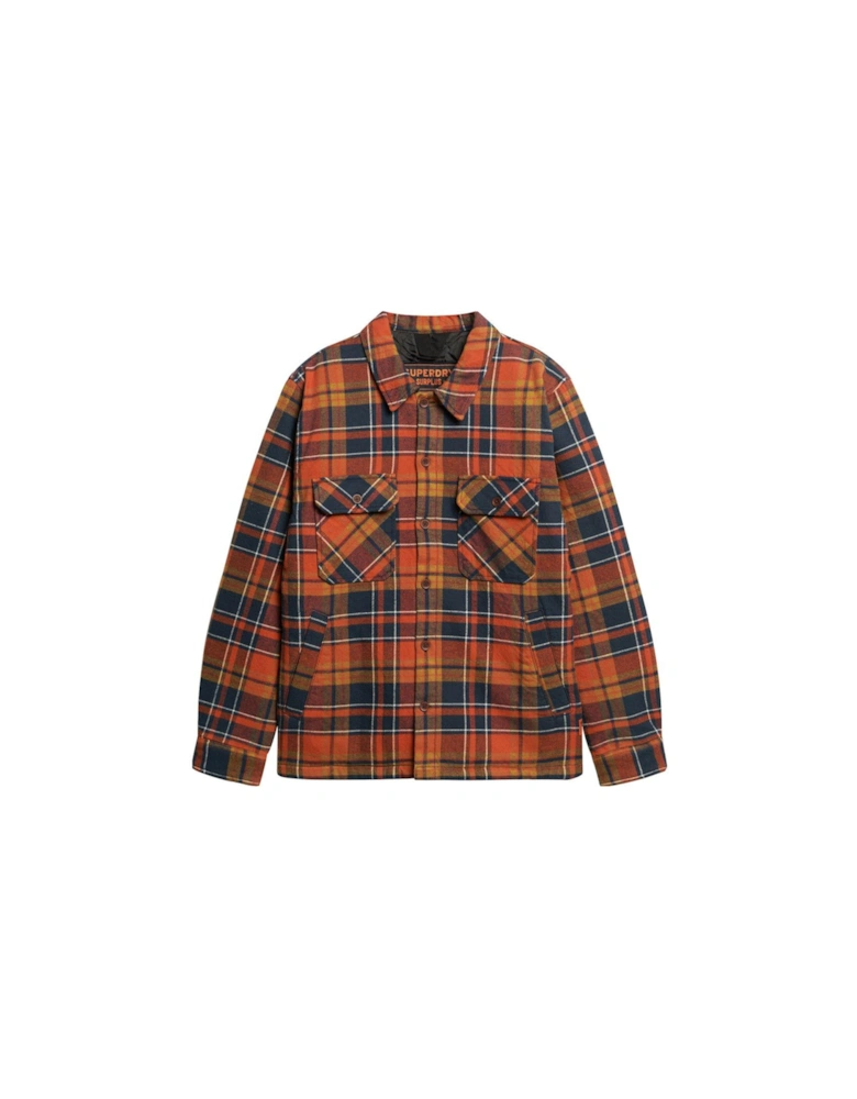 Surplus Flannel Check Quilted Shacket - Multi