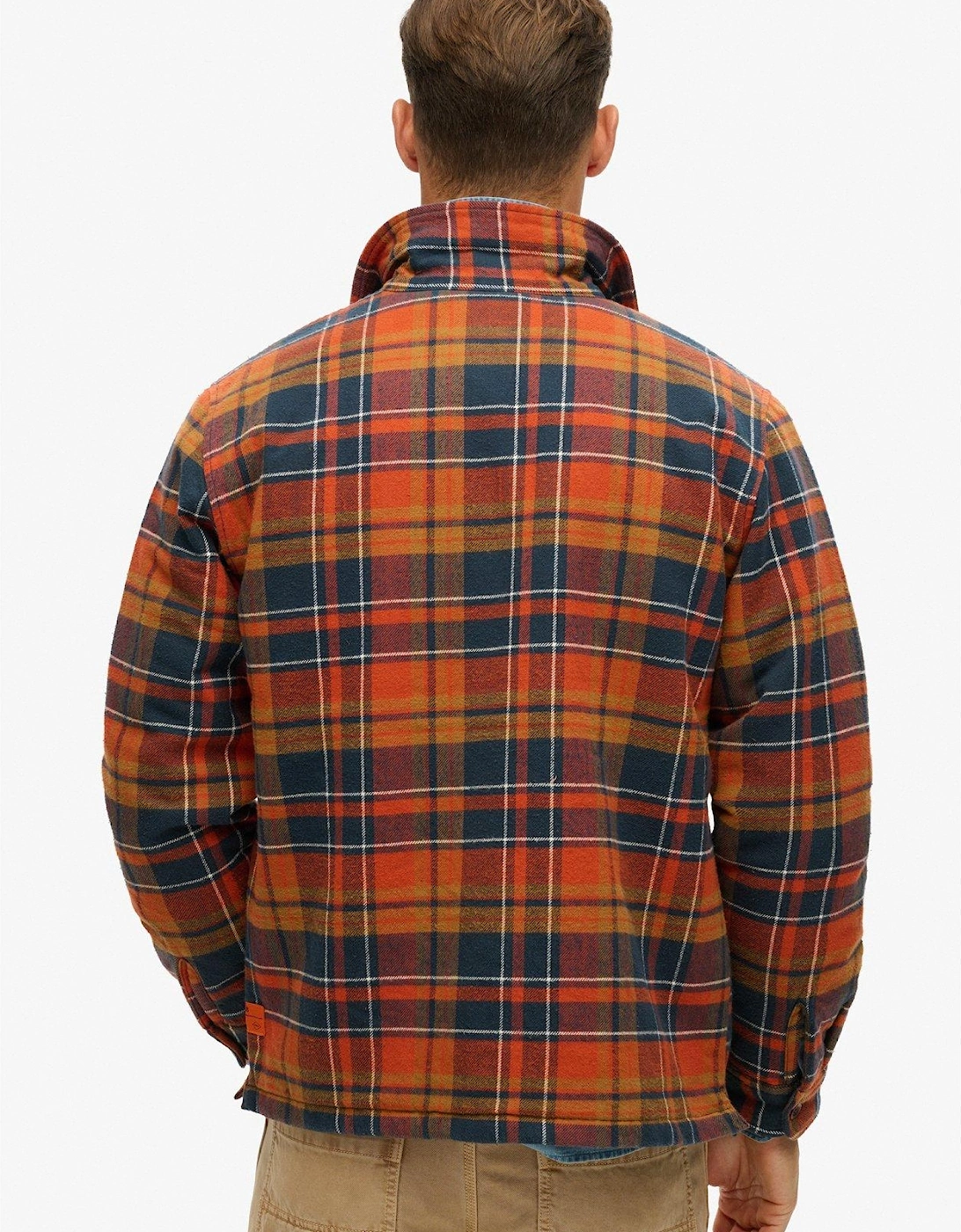 Surplus Flannel Check Quilted Shacket - Multi