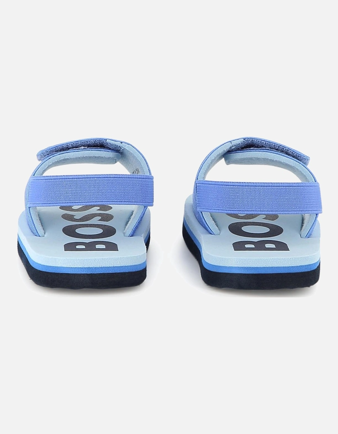 BOSS TODDLER/KID MID BLUE SANDALS J52156