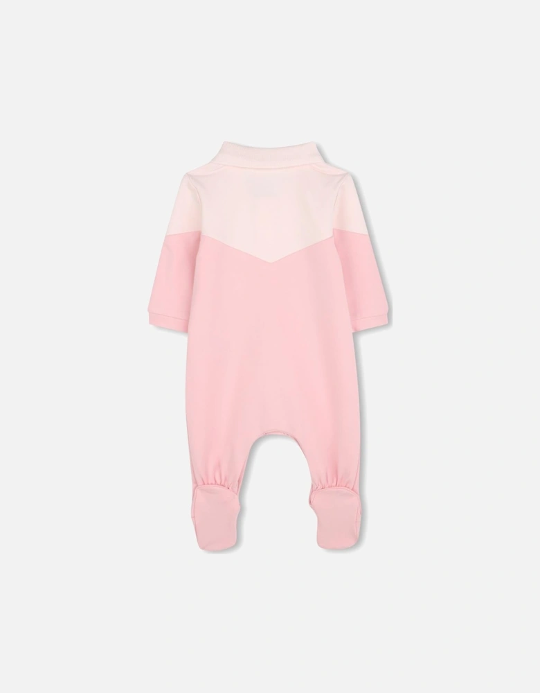 BOSS NEWBORN BABY GIRL PINK BABYGROW J52180