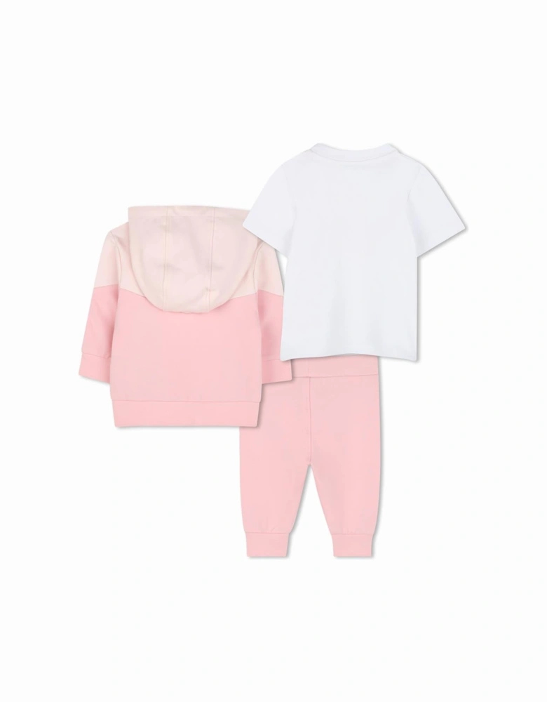 BOSS BABY/TODDLER PINK 3 PIECE SET J52190