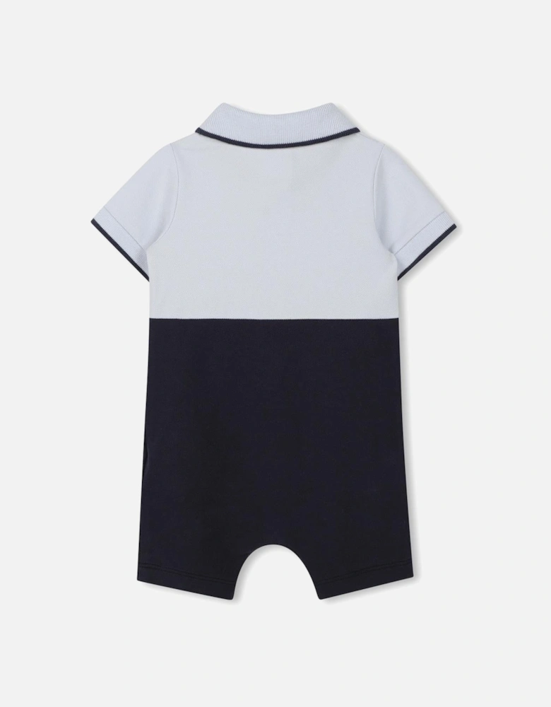 BOSS NEWBORN NAVY BABY BOY ALL IN ONE J52207