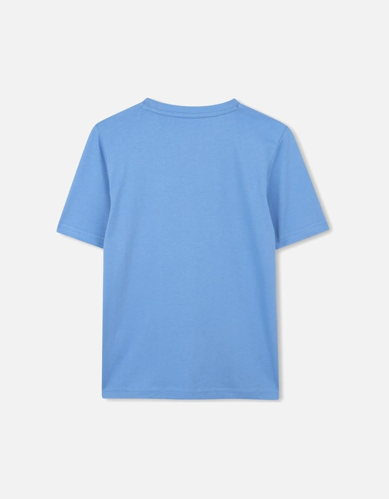 BOSS MID BLUE T SHIRT J52030