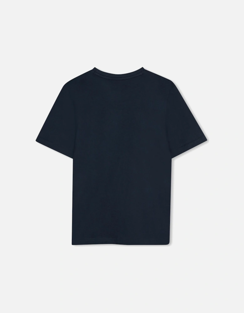 BOSS NAVY REPEAT LOGO T SHIRT J52038