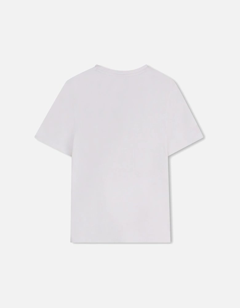 BOSS REPEAT LOGO WHITE T SHIRT J52038