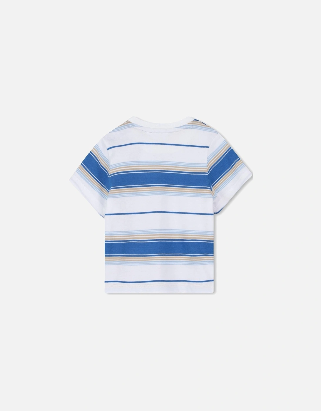 BOSS BABY/TODDLER STRIPED BLUE T SHIRT J52116