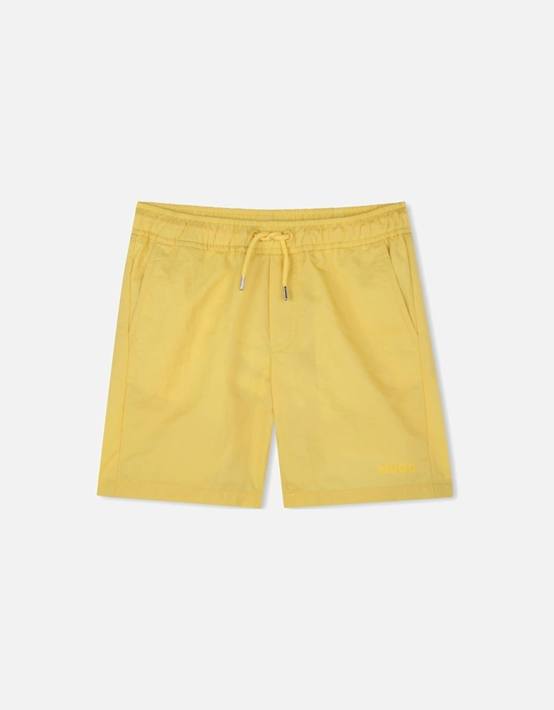 HUGO YELLOW SWIM SHORTS G00329