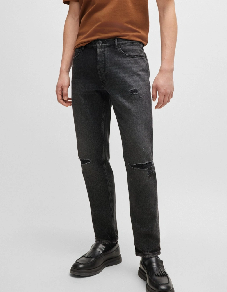 Tapered-Fit Jeans