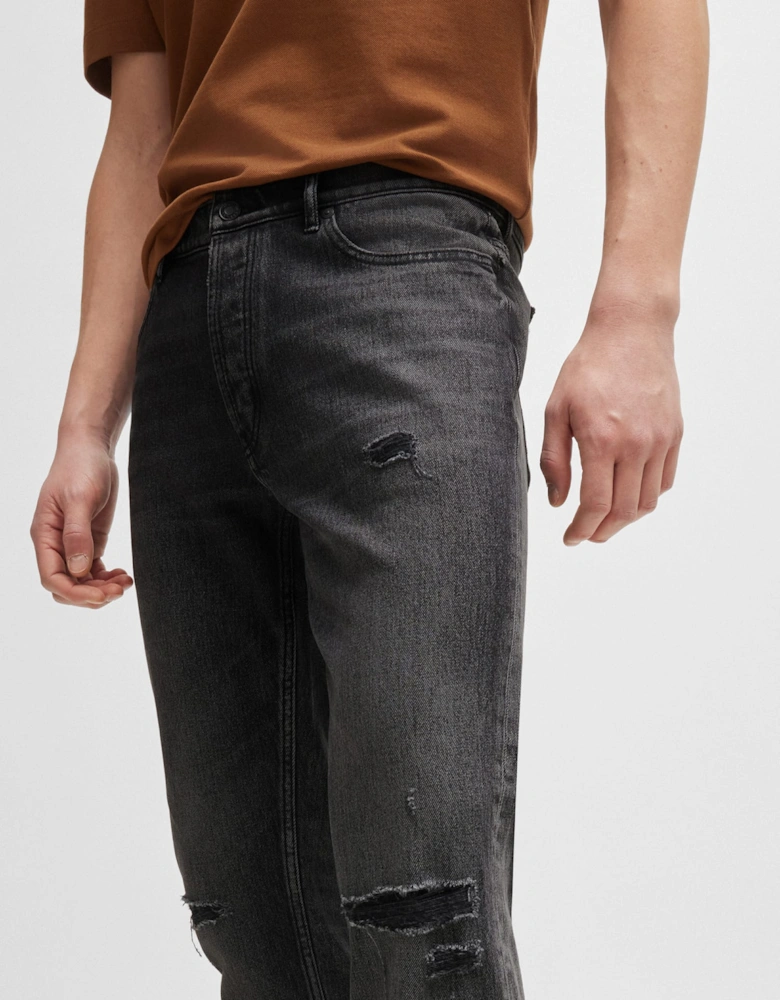 Tapered-Fit Jeans