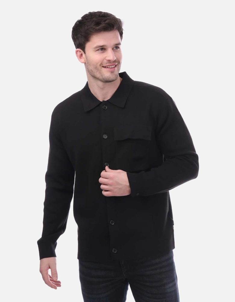 Relaxed-Fit Knitted Overshirt