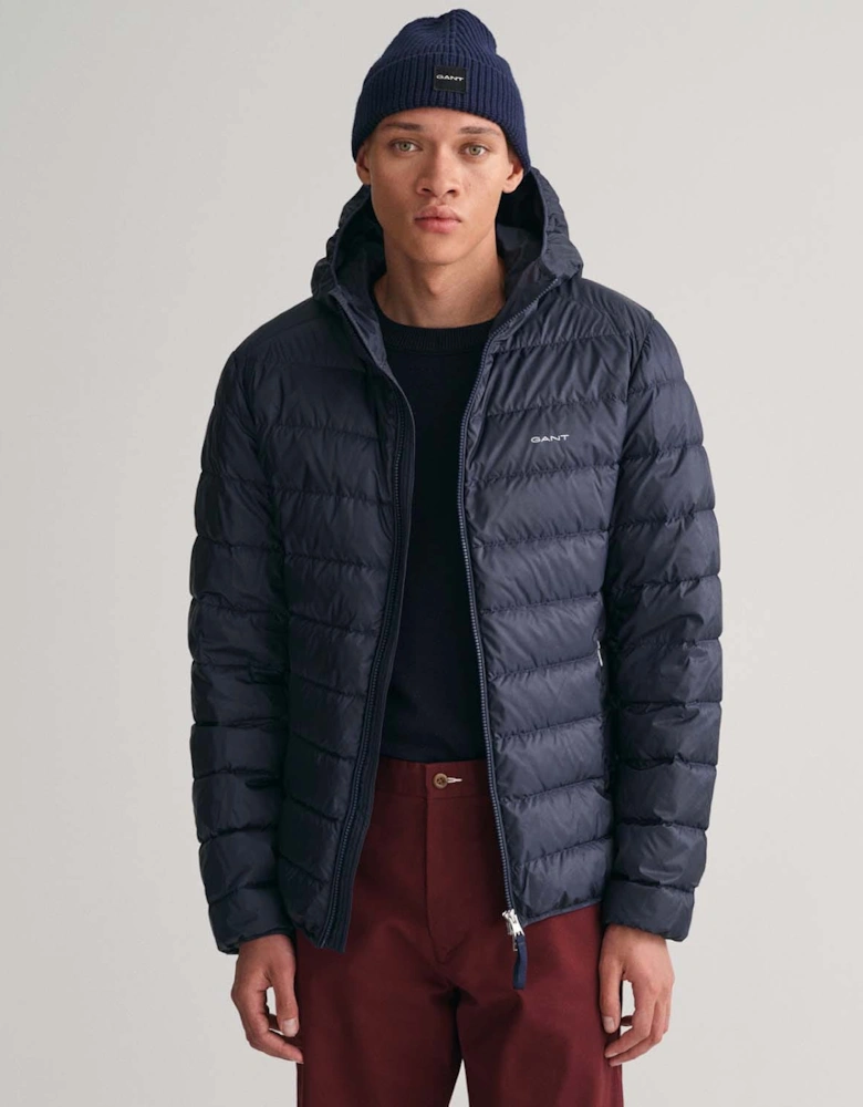 Light Down Hooded Jacket