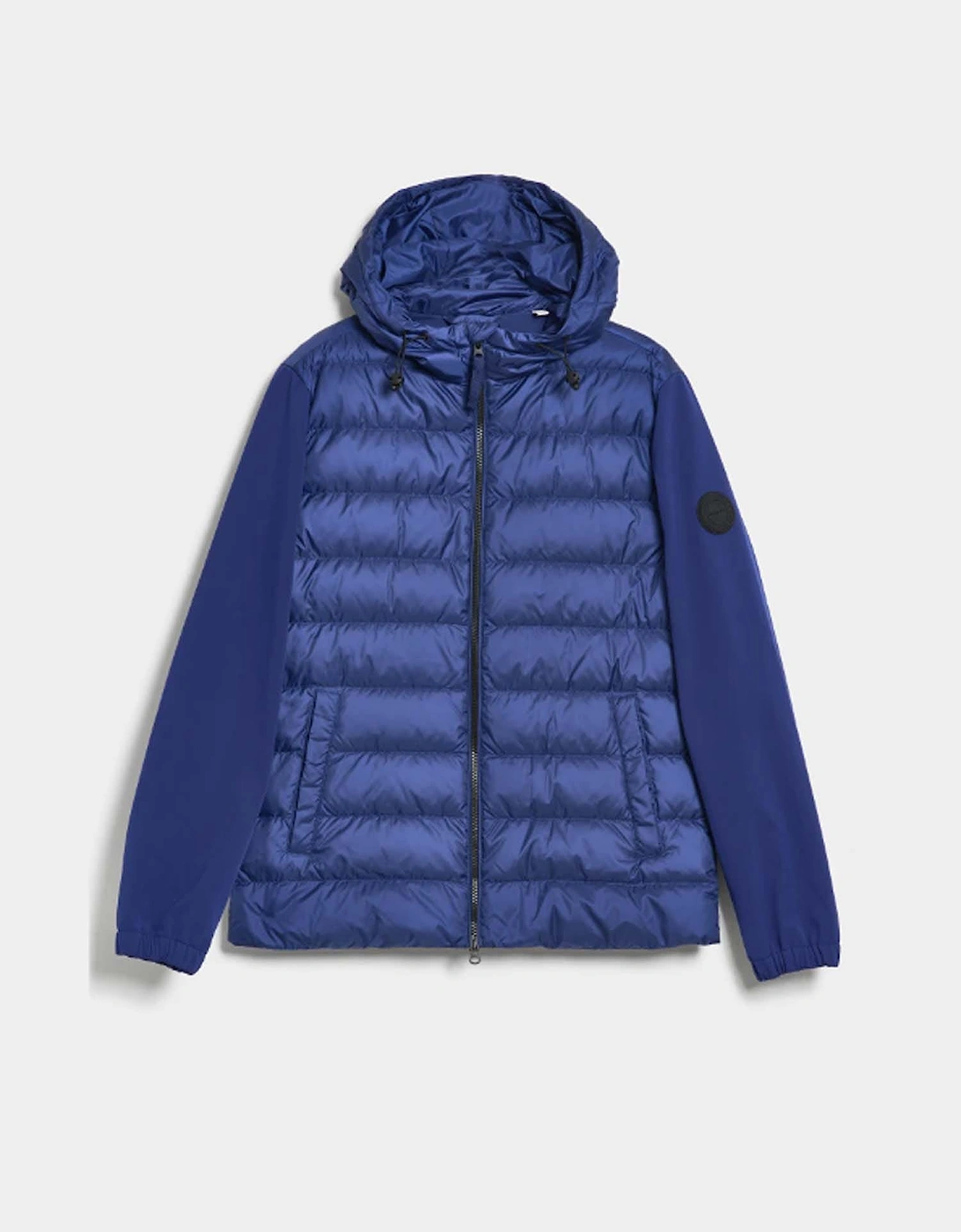 GANT Men's Mixed Soft Shell Jacket - Navy - Size: 38/Regular