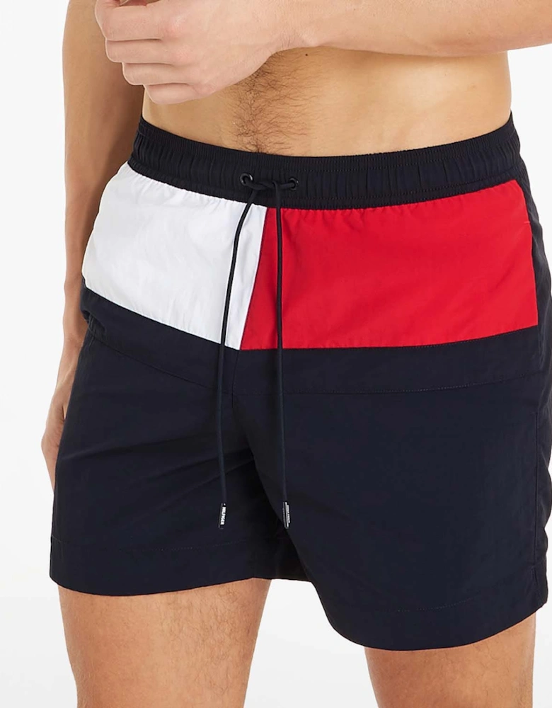 Flag Mid Length Swim Shorts