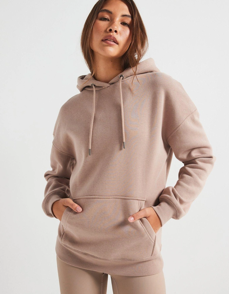 The Essential Oversized Hoodie - Brown