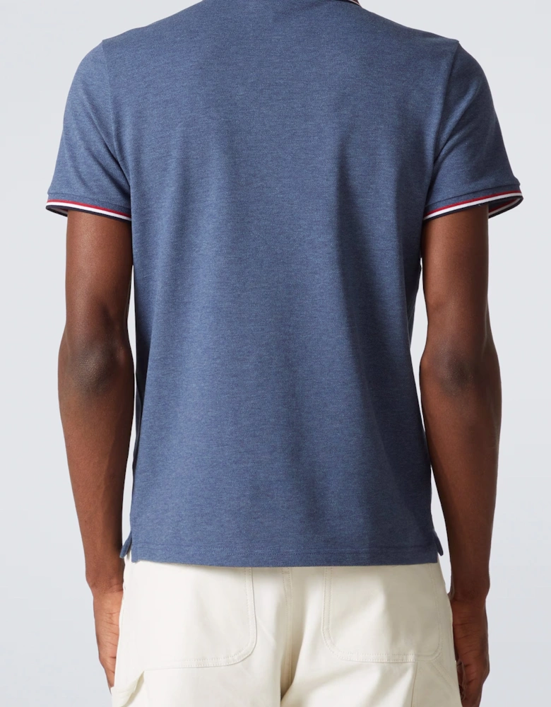 Classic Archive Logo Polo Blue