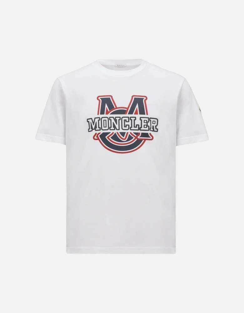 Baseball Branding Cotton T-shirt White