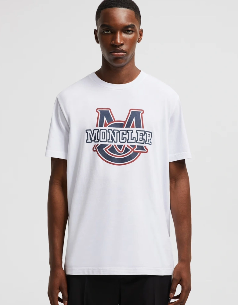 Baseball Branding Cotton T-shirt White