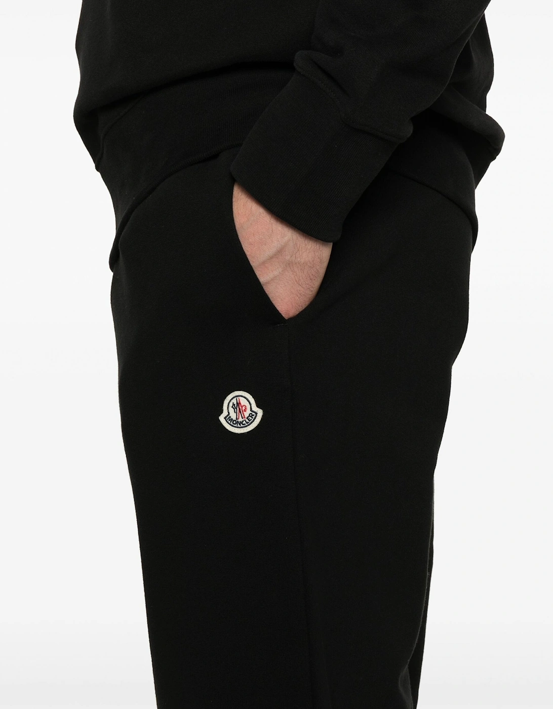 Cuffed Combination Joggers Black