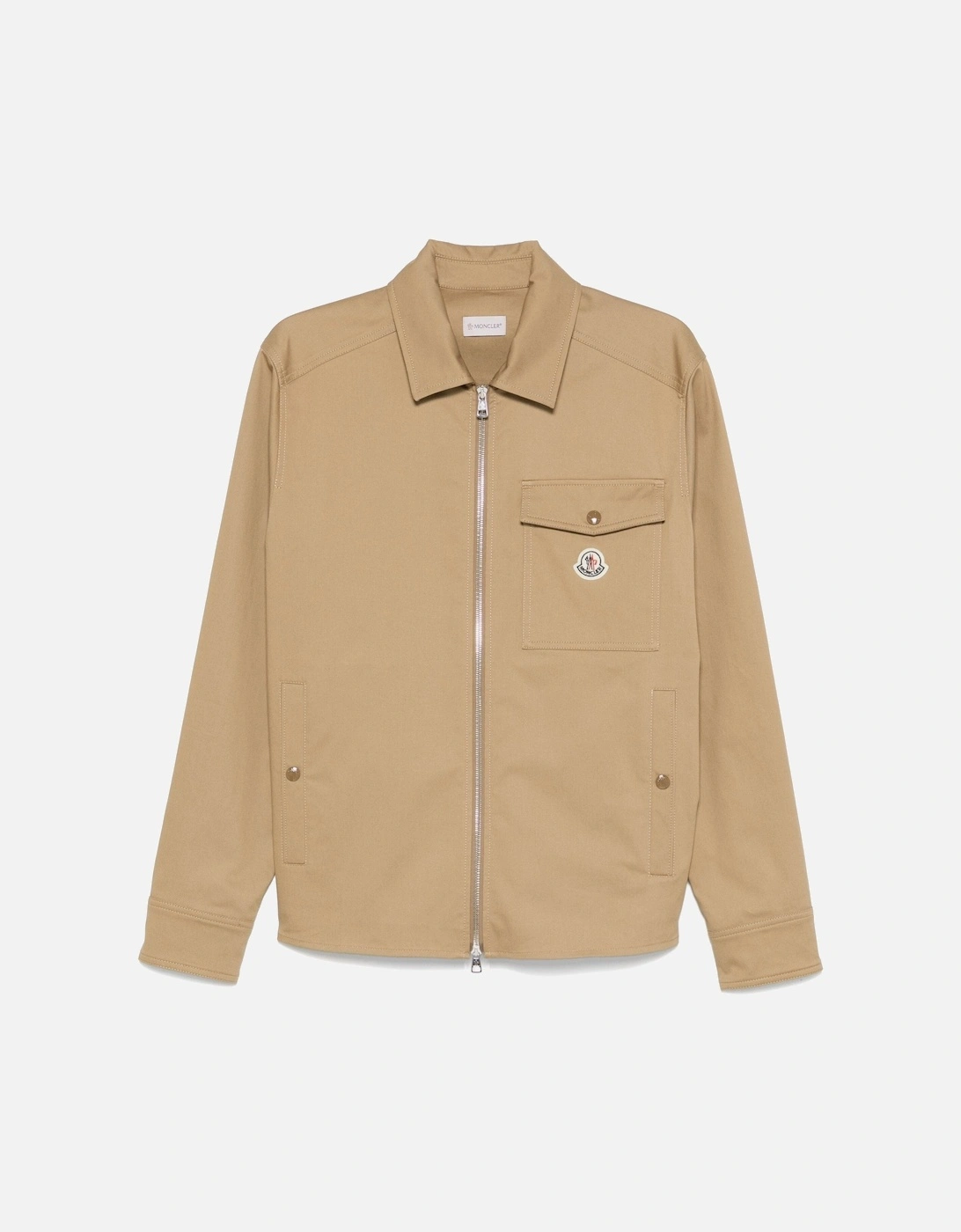 Archive Logo Zip Overshirt Beige, 6 of 5