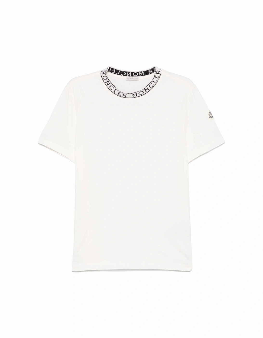 Cotton Neck Branding T-Shirt White, 5 of 4