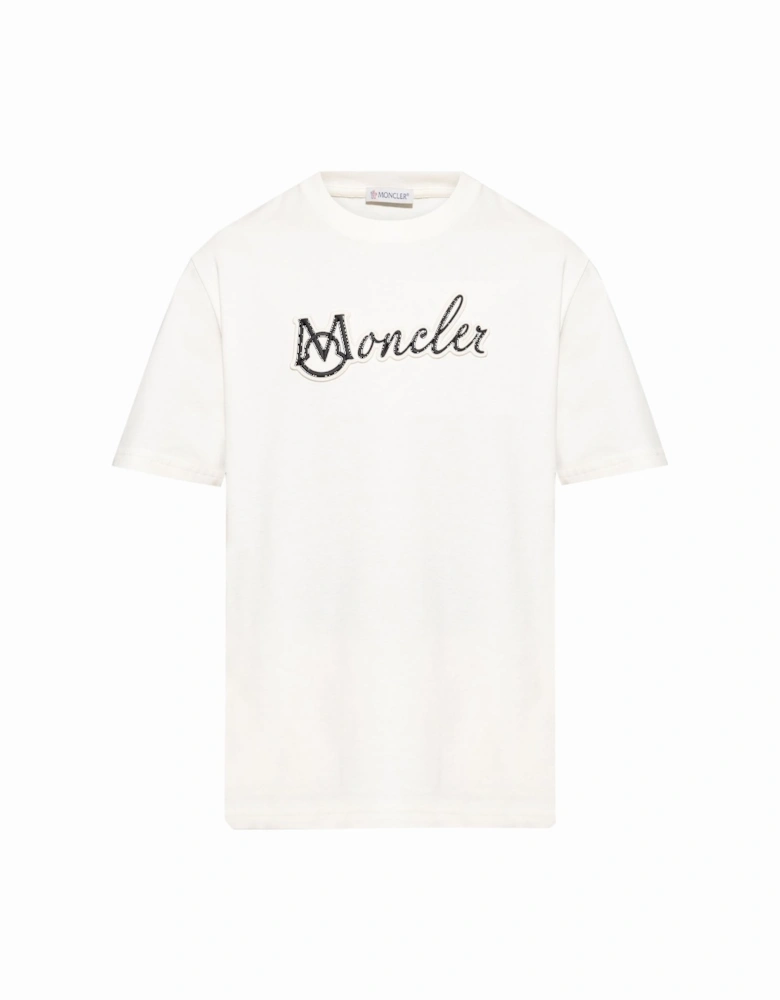 Branded Cotton T-Shirt White