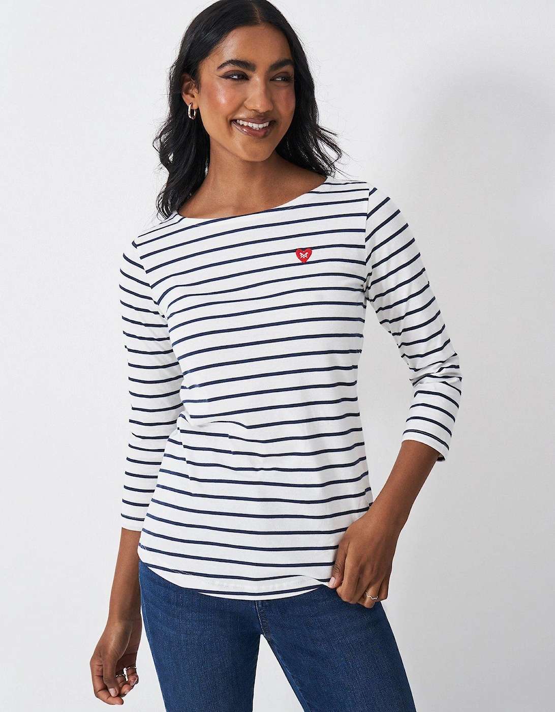 Embroidered Essential Breton - White, 2 of 1