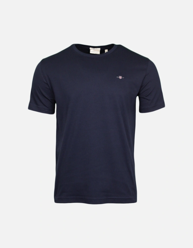 Regular Shield T-Shirt, Evening Blue