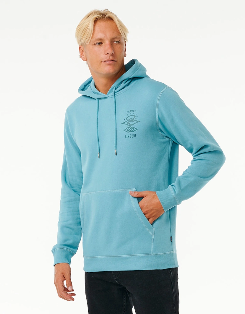 Rip Curl Mens Search Icon Fleece Pullover Hoodie