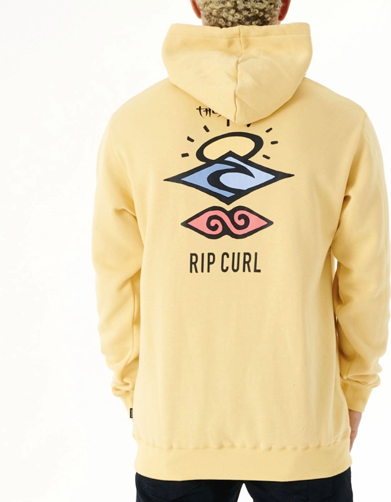 Rip Curl Mens Search Icon Fleece Pullover Hoodie