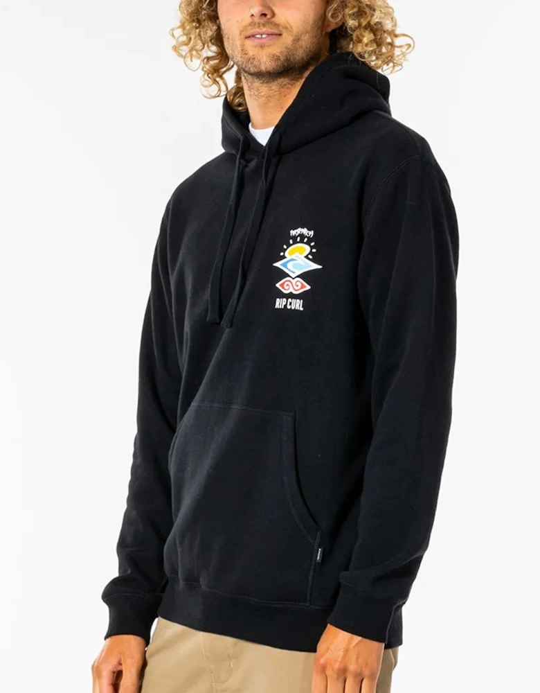 Rip Curl Mens Search Icon Fleece Pullover Hoodie