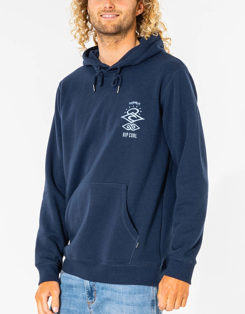 Rip Curl Mens Search Icon Fleece Pullover Hoodie