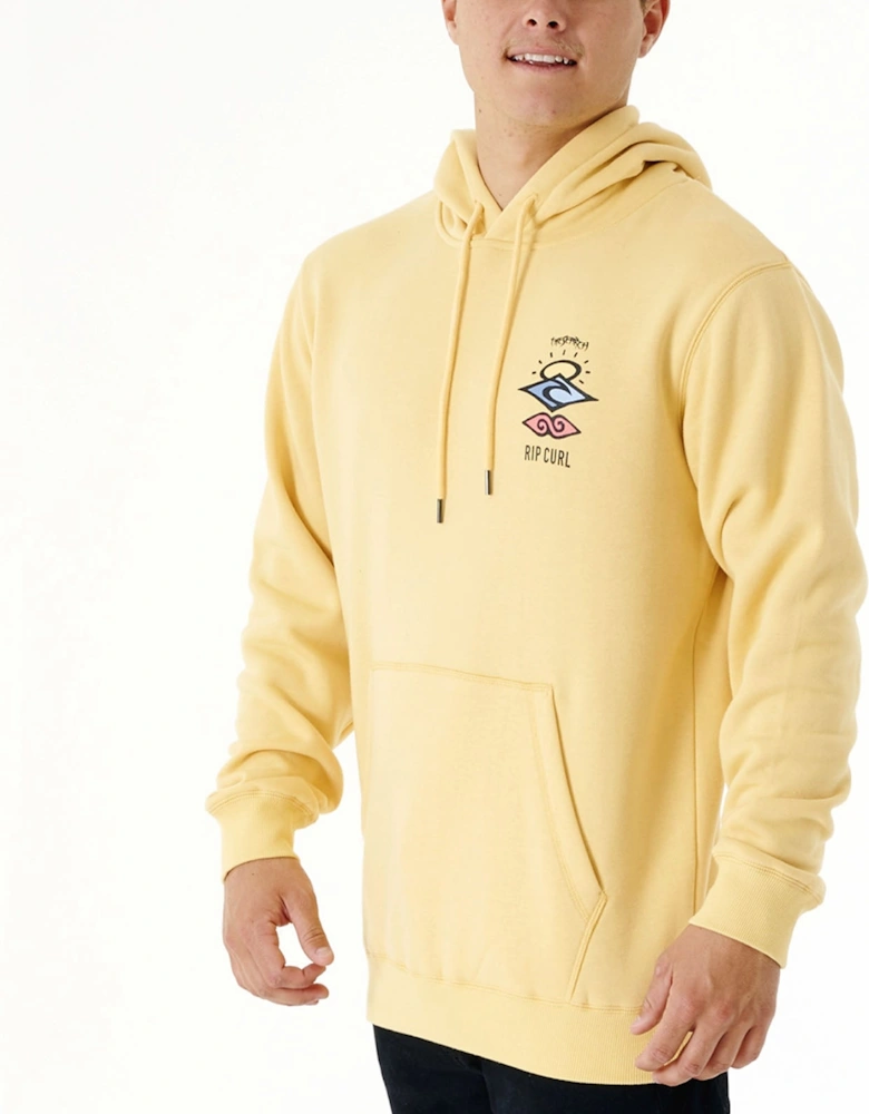 Rip Curl Mens Search Icon Fleece Pullover Hoodie