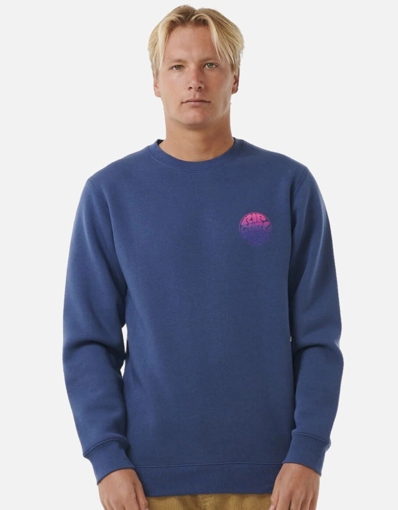 Rip Curl Mens Wetsuit Icon Crew Neck Sweatshirt